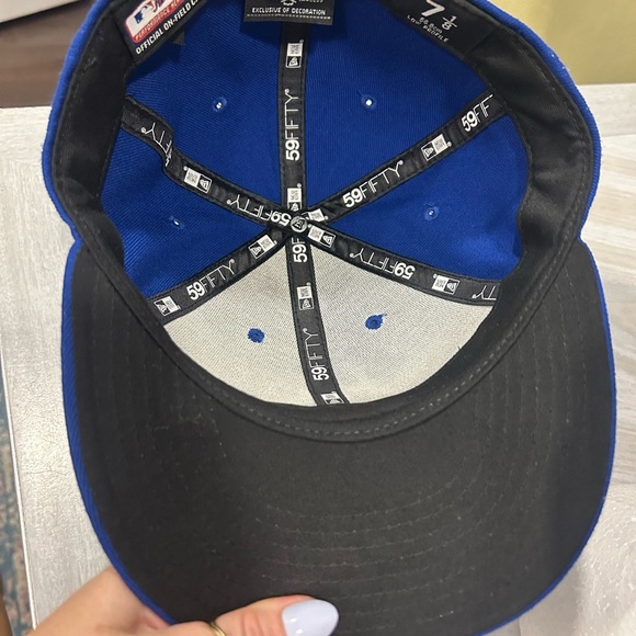 New Era KC Royals Blue 59FIFTY Cap - Picture 3 of 7